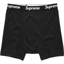 Underwear Cueca Boxer Supreme Hanes Preta (Pacote de 4)