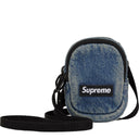 Bolsa Mini Bolsa Supreme de Utilidade Azul Denim