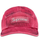 Boné Supreme Overdyed Camp Vermelho