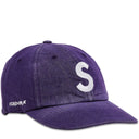 Boné Supreme Cordura Denim S Logo 6-Panel Roxo