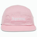 Boné Supreme Washed Chino Twill Camp Rosa