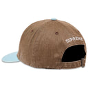 Boné Supreme Pigment Coated 2-Tone S Logo 6-Panel Marrom
