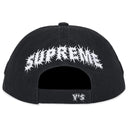 Boné Supreme x Y’s Grommet 6-Panel Preto