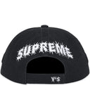 Boné Supreme x Y’s Grommet 6-Panel Preto