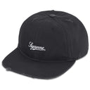 Boné Supreme Distressed Script 6-Panel Preto
