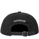 Boné Supreme Distressed Script 6-Panel Preto