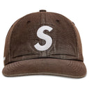 Boné Supreme Cordura Denim S Logo 6-Panel Marrom