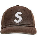 Boné Supreme Cordura Denim S Logo 6-Panel Marrom