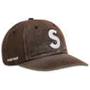 Boné Supreme Cordura Denim S Logo 6-Panel Marrom