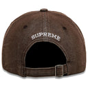 Boné Supreme Cordura Denim S Logo 6-Panel Marrom