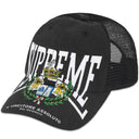 Boné Supreme Crest Mesh Back 6-Panel Preto