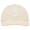 Boné Supreme Pigment Coated S Logo 6 Panel Bege Claro