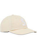 Boné Supreme Pigment Coated S Logo 6 Panel Bege Claro