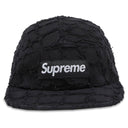 Boné Supreme Frayed Croc Denim Camp Preto