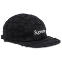 Boné Supreme Frayed Croc Denim Camp Preto