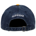 Boné Supreme Pigment Coated 2-Tone S Logo 6-Panel Azul Marinho