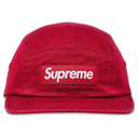 Boné Supreme Washed Chino Twill Camp Vermelho
