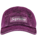 Boné Supreme Overdyed Camp Roxo