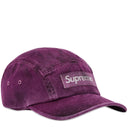 Boné Supreme Overdyed Camp Roxo