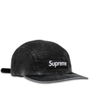 Boné Supreme Washed Chino Twill Camp Preto Estonado