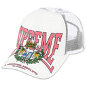 Boné Supreme Crest Mesh Back 6-Panel Branca