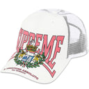 Boné Supreme Crest Mesh Back 6-Panel Branca