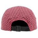 Boné Supreme x Cordura Plaid Camp Vermelho