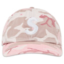 Boné Supreme Pigment Coated S Logo 6-Panel Camo Rosa