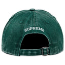 Boné Supreme Pigment Coated S Logo 6 Panel Verde Escuro