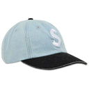 Boné Supreme Pigment Coated 2-Tone S Logo 6-Panel Denim