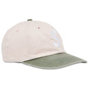 Boné Supreme Pigment Coated 2-Tone S Logo 6-Panel Rosa Claro