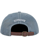 Boné Supreme Distressed Script 6-Panel Cinza Ardósia
