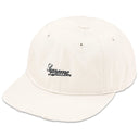 Boné Supreme Distressed Script 6-Panel Bege Claro