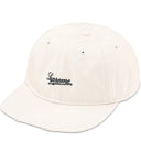 Boné Supreme Distressed Script 6-Panel Bege Claro