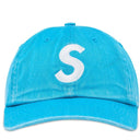 Boné Supreme Pigment Coated S Logo 6 Panel Azul Claro