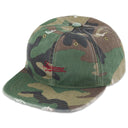 Boné Supreme Distressed Script 6-Panel Woodland Camo