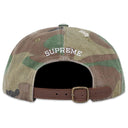Boné Supreme Distressed Script 6-Panel Woodland Camo