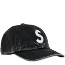 Boné Supreme Pigment Coated S Logo 6 Panel Preto