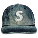 Boné Supreme Cordura Denim S Logo 6-Panel Azul