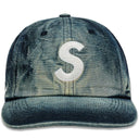 Boné Supreme Cordura Denim S Logo 6-Panel Azul