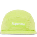Boné Supreme x Cordura Plaid Camp Amarelo Neon