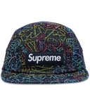Boné Supreme Handwriting Denim Camp Azul