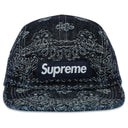 Boné Supreme Bandana Jacquard Denim Camp Azul Marinho