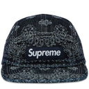 Boné Supreme Bandana Jacquard Denim Camp Azul Marinho