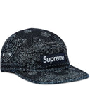 Boné Supreme Bandana Jacquard Denim Camp Azul Marinho