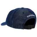 Boné Supreme Cordura Denim Small Box 6-Panel Azul