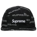 Boné Supreme Reflective Jacquard Camp Preto