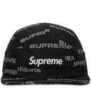 Boné Supreme Reflective Jacquard Camp Preto