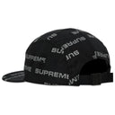 Boné Supreme Reflective Jacquard Camp Preto