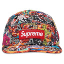 Boné Supreme Aoi Embroidered Camp Flames